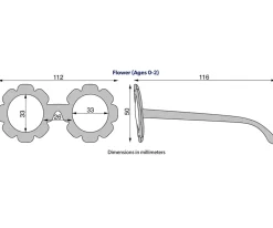 Gafas de Sol Flexibles (0-24m) Polarizadas Flower Peachy Keen