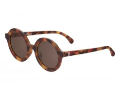 Gafas de Sol Flexibles (0-24meses) Euro Round Amber Lenses Classic Tortoise