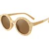 Gafas de Sol Infantil Polarizadas Round Buckwheat Plaid (18m-8años)