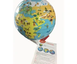 Globo Terráqueo Hinchable Pequeños Viajeros 30cm