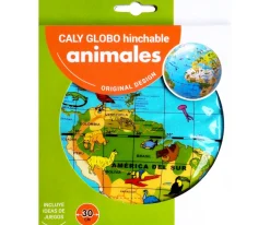Globo Terráqueo Hinchable Animales 30cm