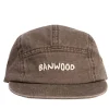 Gorra Banwood Washed 5 Paneles Brown