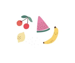 Gorra con Visera Junior Rosa Fruits Personalizada