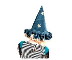 Gorro Puntiagudo Azul Stars