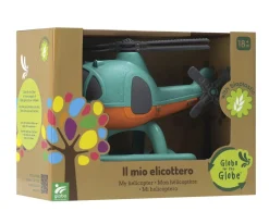 Helicóptero de Bioplástico Naranja