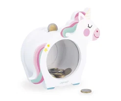 Hucha de Madera Unicornio