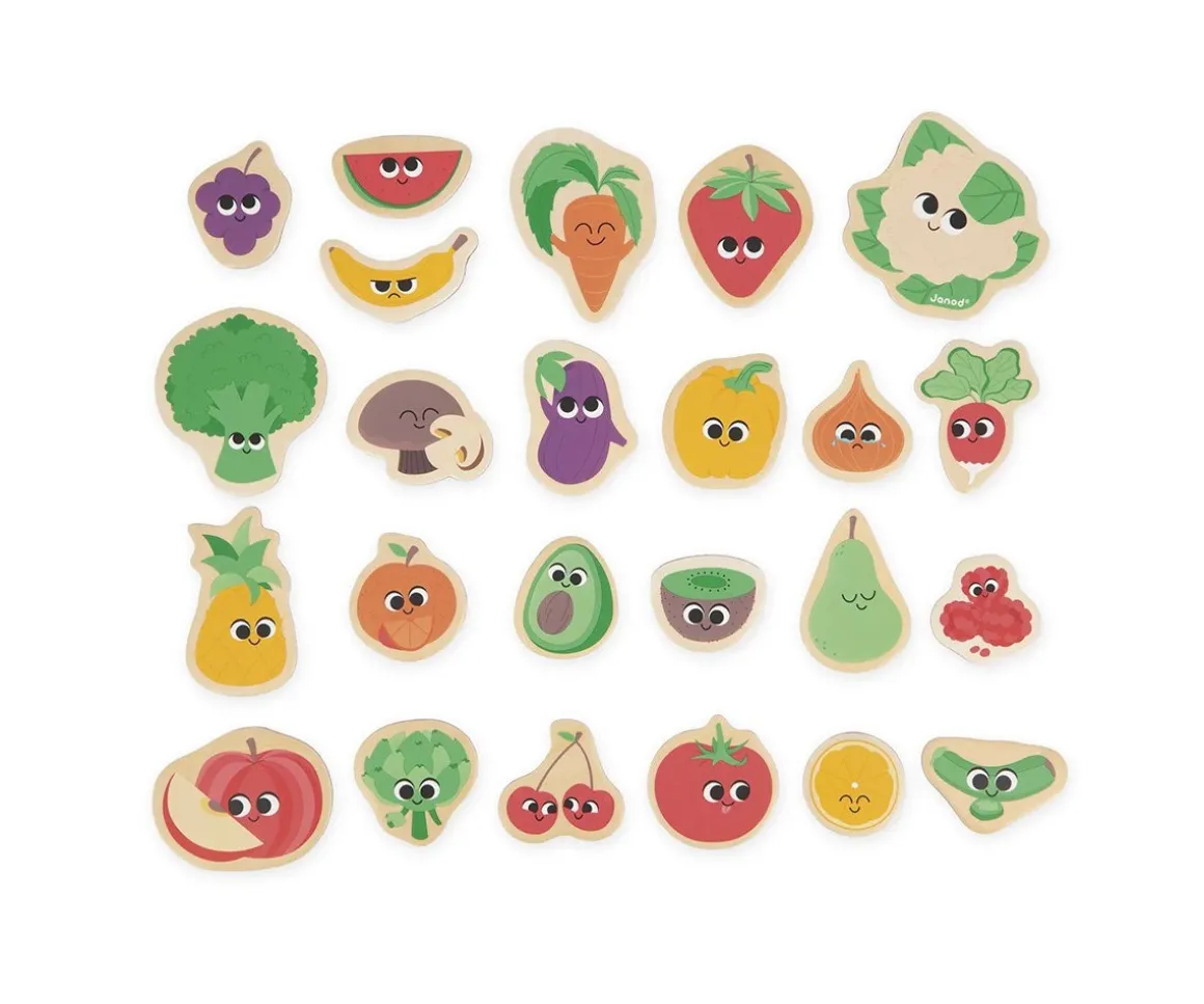 Imanes de Frutas y Verduras