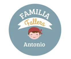 Imán Personalizado Papá Familia Fallera