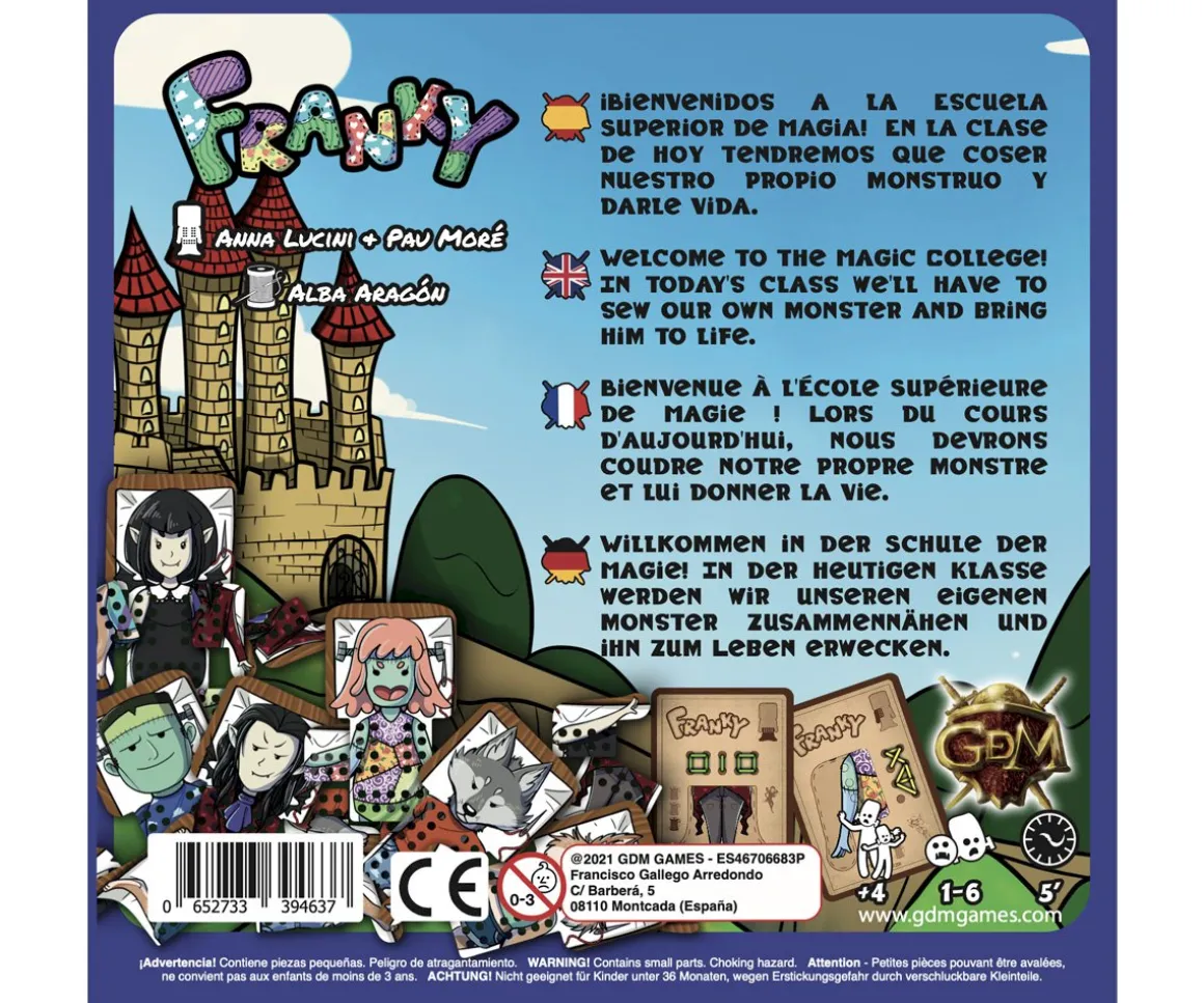 Juego de Mesa para Ensartar Franky