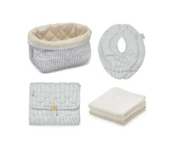 Kit de Cuidado del Bebé Stripes Blue