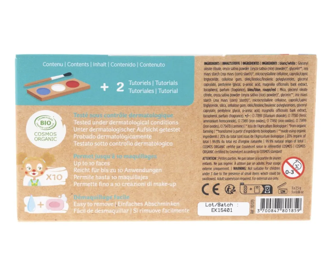 Kit Maquillaje Facial de Payaso & Arlequín