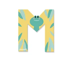 Letra Madera Pure M Amarilla