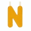 Letra Tela Fosforescente N Ocre