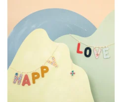 Letra Tela Fosforescente N Roja