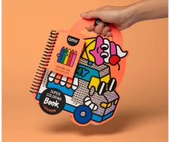 Libro OMY con Pinturas y Pegatinas Yummy