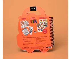Libro OMY con Pinturas y Pegatinas Yummy