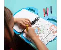 Libro OMY con Pinturas y Pegatinas Dinos