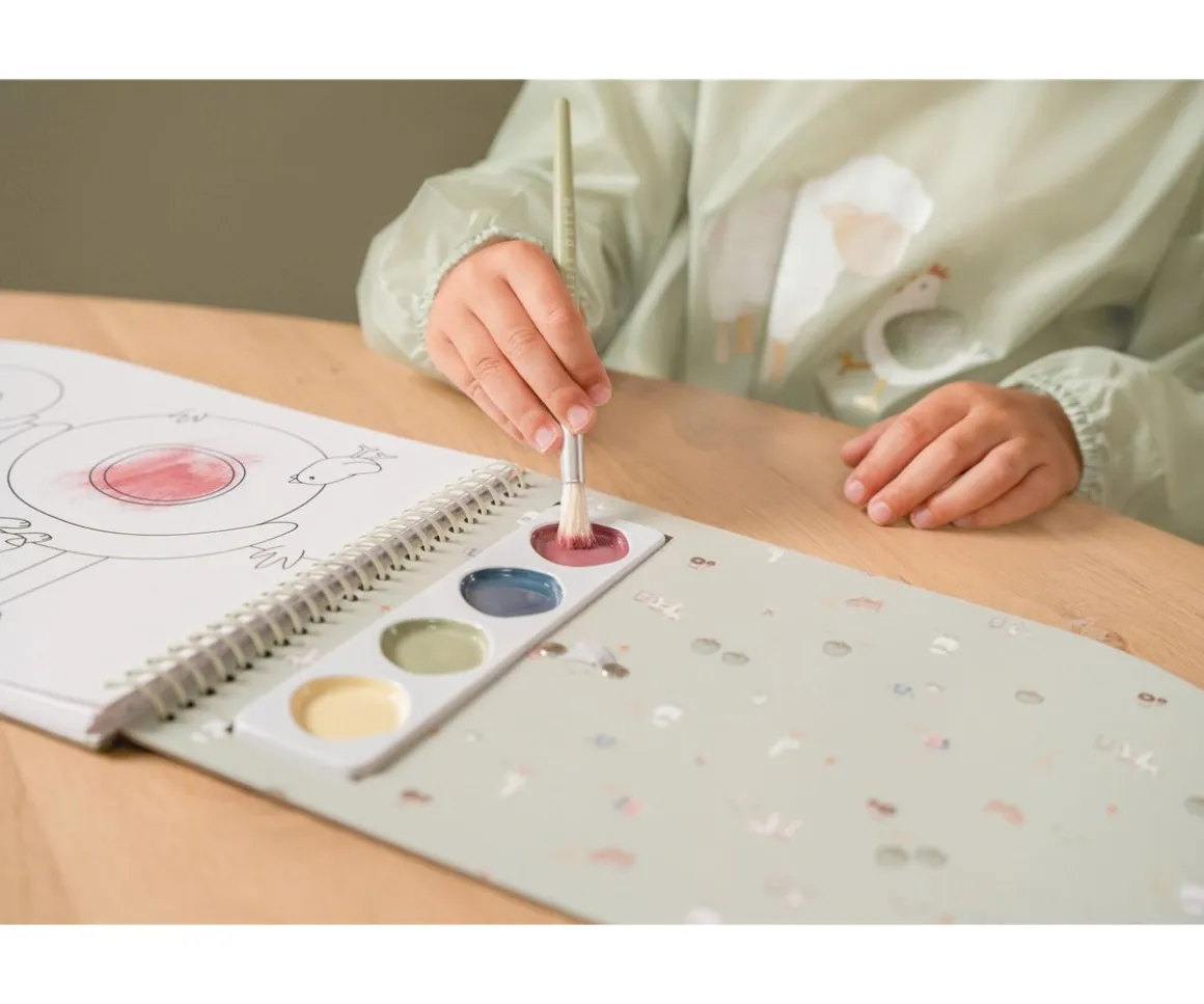 Libro para Colorear con Acuarelas Little Farm