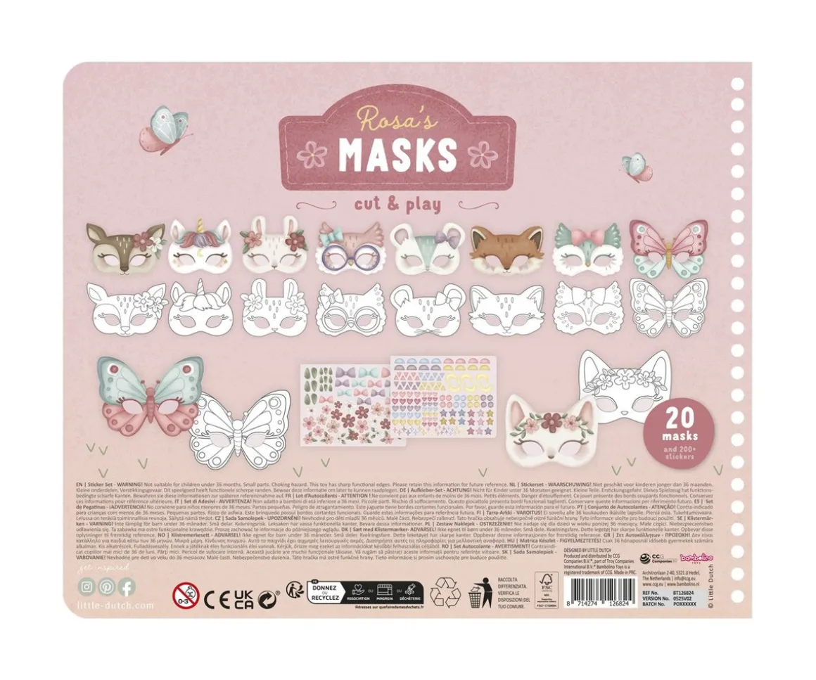 Libro Recorta y Pinta Máscaras