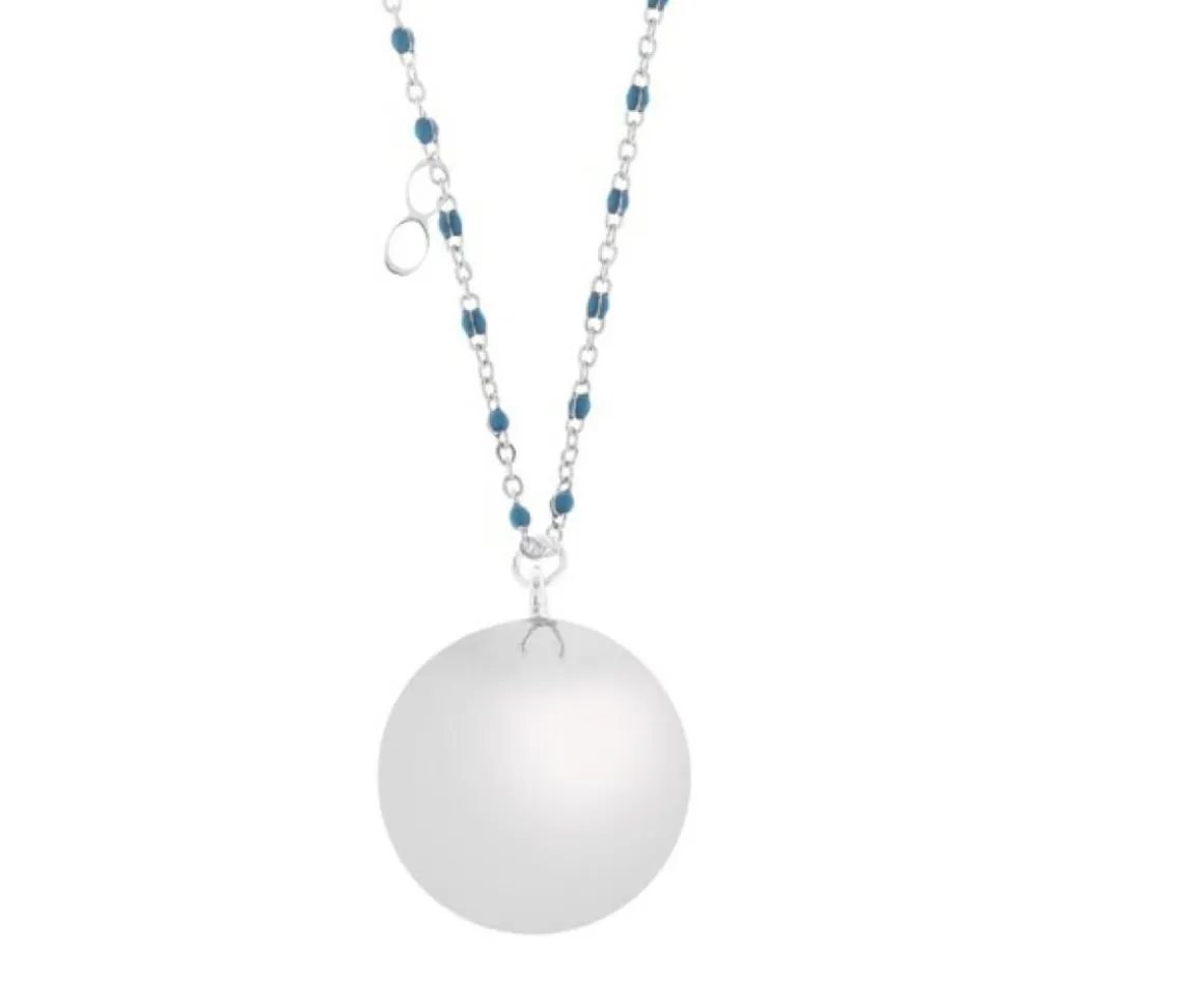 Llamador de Ángeles Fine Silver/Blue