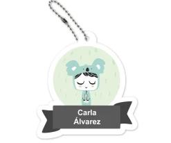 Llavero Mochila Esther Gili Negro