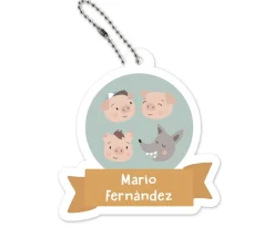 Llavero Mochila The Three Little Pigs