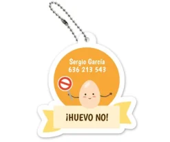 Llavero Personalizado Huevo No