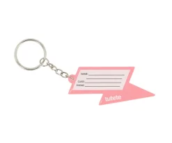 Llavero Silicona Personalizable Thunder Pink