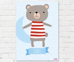 Lámina Personalizada Osito