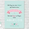 Lámina Personalizada Padres Abuelos