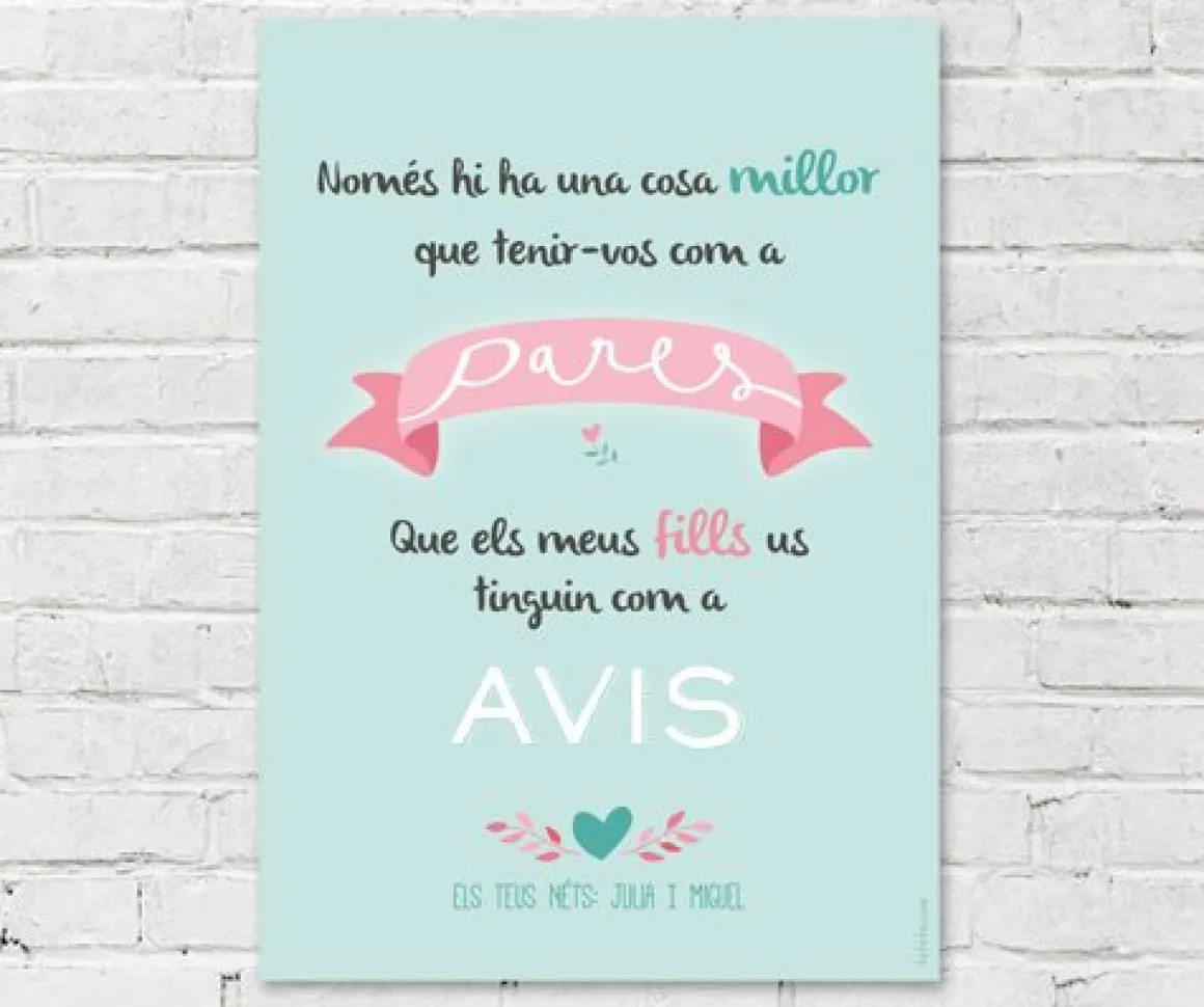 Lámina Personalizada Pares Avis