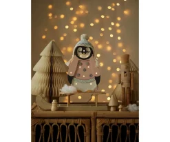 Lámpara Baby Penguin Mini Pink