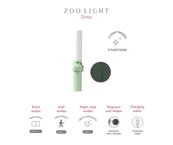 Lámpara Infantil 3 en 1 Zoo Light Dino