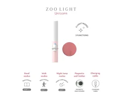 Lámpara Infantil 3 en 1 Zoo Light Unicorn