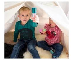 Lámpara Sensorial Purpurina con Luz Fucsia