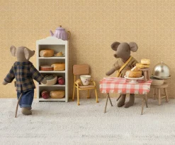 Mamá Ratón con Vestido Marrón Claro