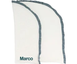 Manta Arrullo Rainbow Dots Azul Personalizable