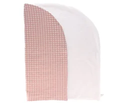 Manta Arrullo Vichy Rosa Personalizable
