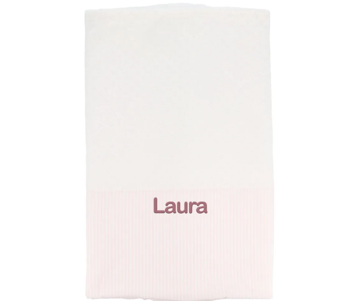 Manta Coralina Dorset Rosa Personalizable