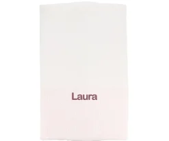 Manta Coralina Dorset Rosa Personalizable