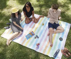 Manta de Playa y Picnic Rainbow Pastel