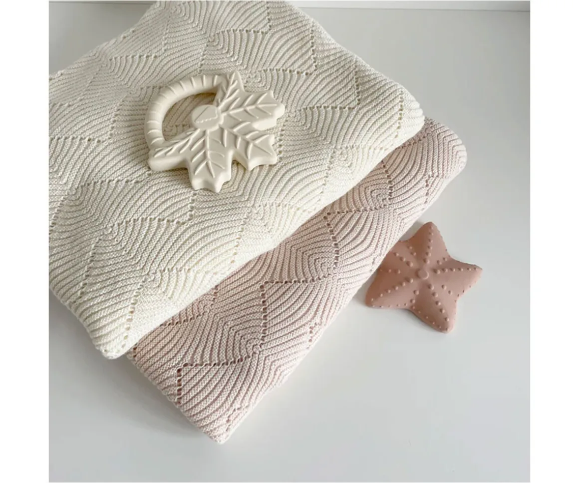 Manta de Punto Natural