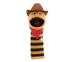 Marioneta de Guante Eco Sockettes Cowboy