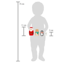 Matrioskas de Navidad