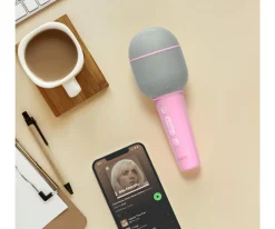 Micrófono Inalámbrico y Karaoke Micro Groovy Marshmallow