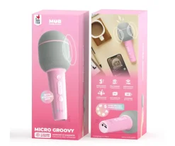 Micrófono Inalámbrico y Karaoke Micro Groovy Marshmallow