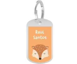 Mini Mochila Mr. Fox con Llavero Personalizado