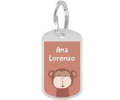 Mini Mochila Mr. Monkey con Llavero Personalizado