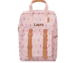 Mochila Colegio Caballito de Mar Personalizable