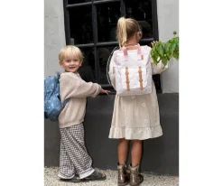 Mochila Colegio Fresk Grande Flores Personalizable